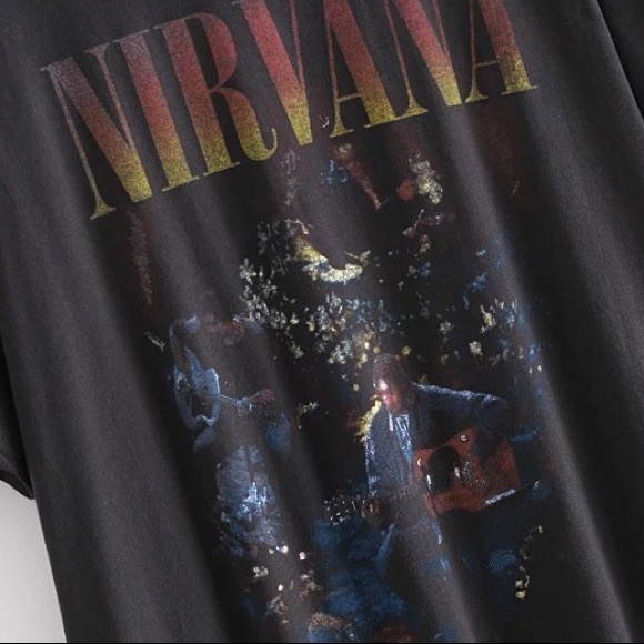 Nirvana Music Band Oversized T-shirt - Picture 4 of 14